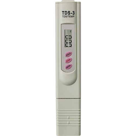 Aiducho Lcd-trinkwasserqualitätsmessgerät, Digitaltester, Temperatur (ppm), Wasserreinheitstester (0-9990 Ppm) Zur Messung Von Hydrokultur-, Aquarien-, Schwimmbad- Und Spa-wasser (messt Nicht Den Ph-w