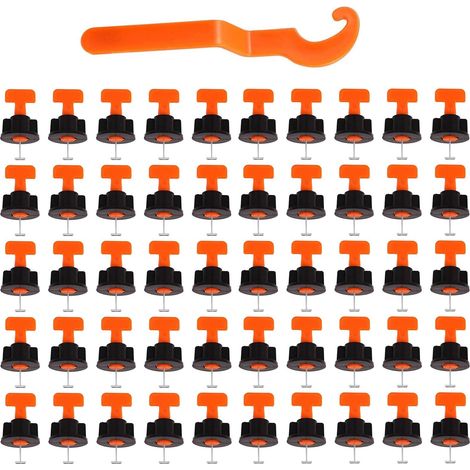 Aiducho Packung Mit 50 Wiederverwendbaren Fliesenverlegesystemen Für Wand- Und Bodenkonstruktionen