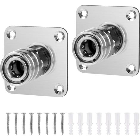 Aiducho Schaumkanonenhalter, 2-teiliger Hochdruckreiniger-pistolenhalter Aus Edelstahl Für 1/4-zoll-schnellanschluss-hochdruckreinigerzubehör, Einfache Montage