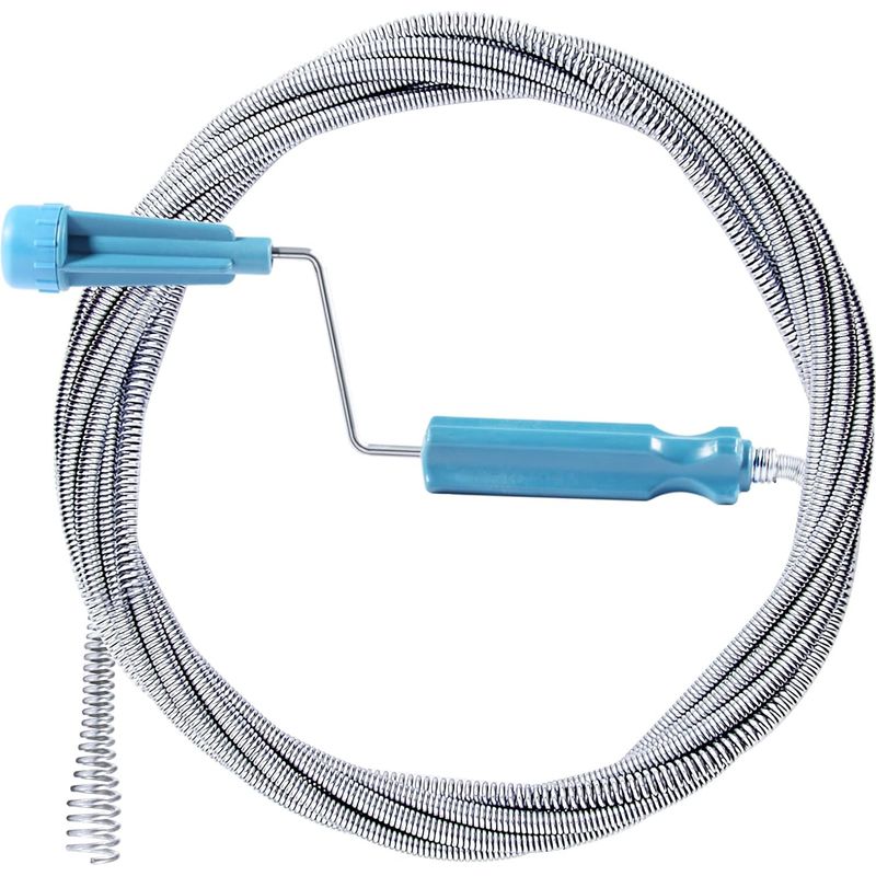 Professionelle Abflussspirale, 5 Meter X 6 Mm Spirale, Toilettenreiniger Mit Kurbelgriff, Abflussreinigungssonde, Praktischer Und Effektiver Reiniger Für Toiletten, Waschbecken Und Abflüsse
