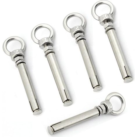 M6x80-mm-expansionsringschraube Mit Hebeöse, Edelstahl, 5er-pack