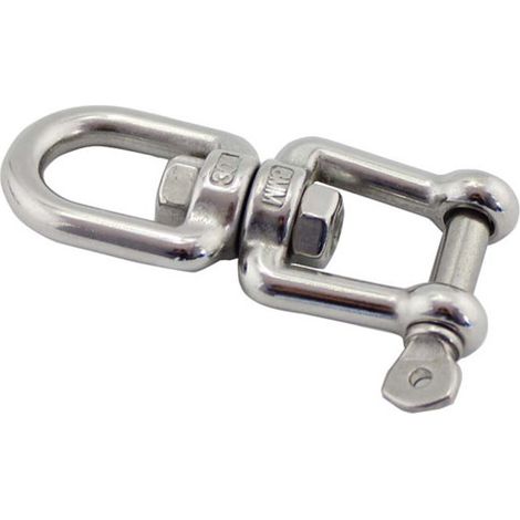 Aiducho Drehkarabiner Für Ankerketten, Festmacher-drehverbinder Aus Edelstahl 304 Für Boote – 10 Mm