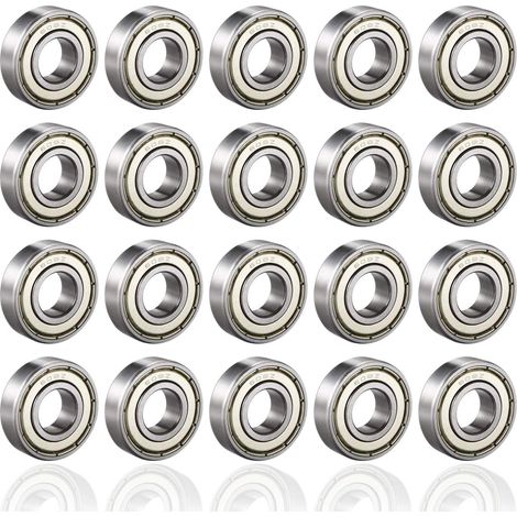 Aiducho 608zz Kugellager, Abec 7, 20 Stück, Hochwertige Kugellager Für Rollschuhe, Skateboards, Longboards Und Waveboards, 8 X 22 X 7 Mm
