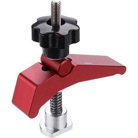 Aiducho T-nut-klemmen-set Aus Aluminiumlegierung, Schnellspannklemme, T-nut-t-klemmen-set, Holzbearbeitungswerkzeuge (1 Stück)