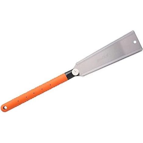 Aiducho Japanische Feinschnittsäge, Doppelschneid-handsäge, Zugsäge, Handsäge Für Gartenarbeiten, Holz, Kunststoff, Holzbearbeitungswerkzeuge