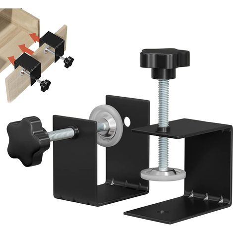 Aiducho 2-teiliges C-klemmen-set, Hochleistungs-c-klemmen, Edelstahl-c-klemmen, Tisch-c-klemmen Für Holzbearbeitung, Heimwerkerprojekte, Autoreparaturen, Einfache Montage