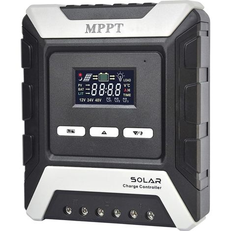 Aiducho Mppt 12v 24v 48v Solarladeregler, Solarmodulregler Für Den Privaten, Industriellen Und Gewerblichen Einsatz (20a)