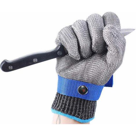 Aiducho Schnittfeste Handschuhe, Schnittfeste Edelstahlhandschuhe Für Küche, Metzgerei, Gartenarbeit - Größe S