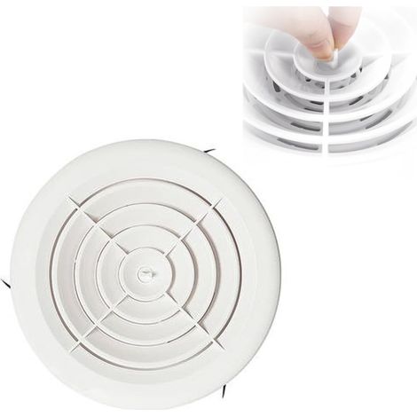 Aiducho 150 Mm Verstellbares Rundes Lüftungsgitter
