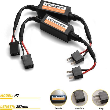Aiducho 2 Stück - Multi-modell H7 Automatischer Led-scheinwerferdecoder