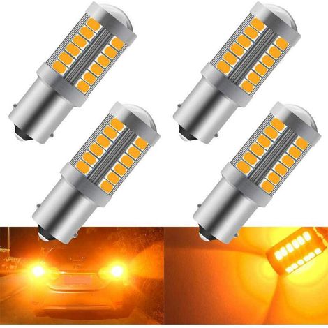 Aiducho 2 Stück Led-autoblinker - 1156-150°, Motorrad-rückfahrlicht/bremslicht