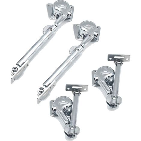 Aiducho Pneumatische Türstütze, Arretierung In Jedem Winkel, Türheber, Küchenschrankheber, Werkzeugkastenheber, Schwerlast-werkzeugkastenscharnier, Max. 12 Kg (rechts Und Links)