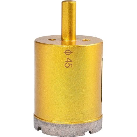 Aiducho 45mm Diamant-kernbohrer, Hohlbohrer Für Keramik, Marmor, Porzellan, Fliesen, Marmor, Granit (45mm Durchmesser)