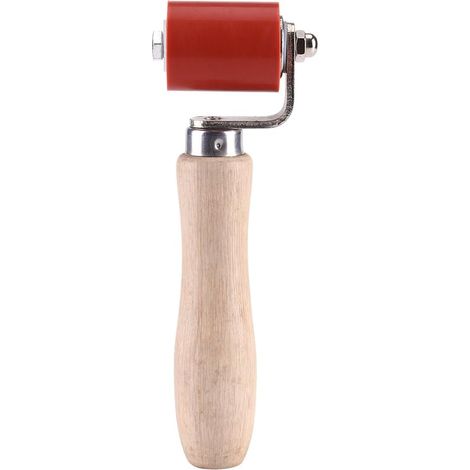 Aiducho Handdruckrolle, Silikonpresse, Hochtemperaturbeständiges Schweißwerkzeug, 40 Mm (farbe: Rot)