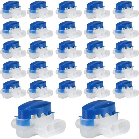 Aiducho 40 Stück Original Gel-gefüllte Kabelverbinder Für Mähroboter, 314 Wasserdichte Verbinder Für Automower Mähroboter – Wasserdicht, Sicher, Kein Abisolieren Erforderlich