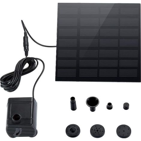 Aiducho Riloer 180l/h Solarbetriebene Tauchpumpe Für Gartenteiche Und Springbrunnen