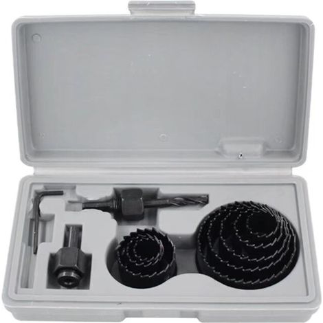 Aiducho 5-teiliges Lochsägen-set, Profi-bastelzubehör, 64–127 Mm – Grau
