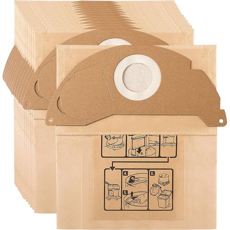 Aiducho 10 Staubsaugerbeutel Für Kärcher Wd2 Mv2 6.904-322.0 Wd 2.200 Wd2250 A2004 A2054 A2099