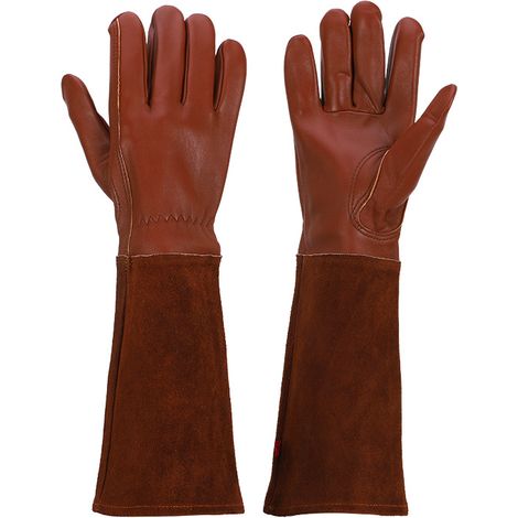 Aiducho Dornenfreie Gartenhandschuhe Für Damen Und Herren Mit Langem Stulpen