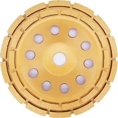 Aiducho Diamantschleifscheibe 180 X 22,2 Mm – Turbo-diamant-topfschleifscheibe Für Beton, Granit, Stein, Marmor, Mauerwerk, Ziegel, Putz Und Polierten Beton