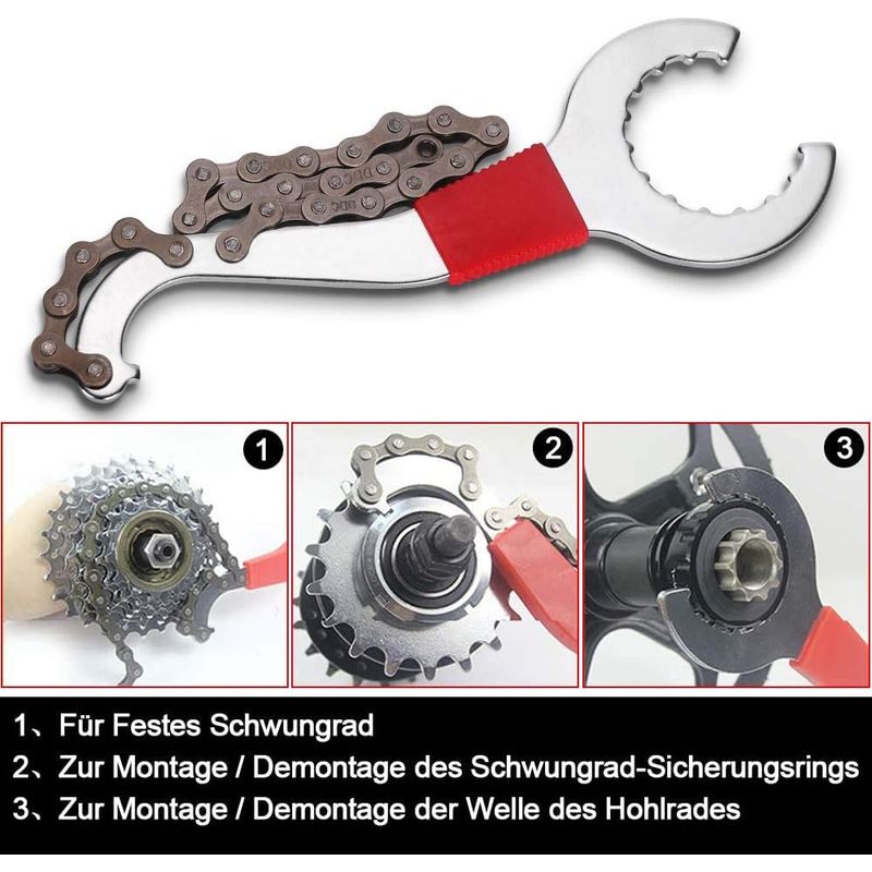 Werkzeugsets Für Mountainbike- Und Fahrradreparaturen, Fahrradkette, Kettenlager, Freilauf, Kurbelabzieher, Fahrradwartungswerkzeug, Kettentrenner