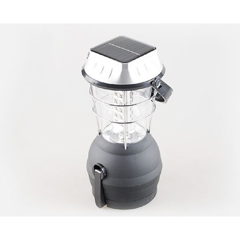 Aiducho Wiederaufladbare Solar-campinglampe, Taschenlampe Für Outdoor-beleuchtung, Campinglaterne, 5 Lademöglichkeiten, Für Camping, Wandern, Rettungseinsätze, Angeln, Höhlenforschung