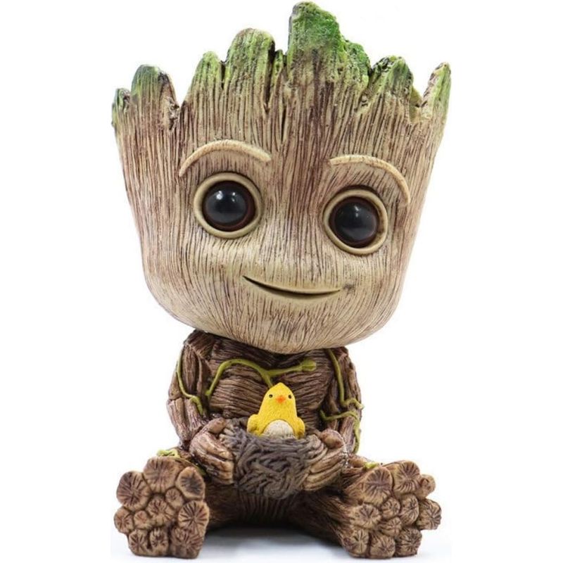 Groot-figuren, Modische Guardians Of The Galaxy-blumentöpfe, Niedliche Babyfiguren, Spielzeug-stiftehalter, Beste Weihnachtsgeschenke Für Kinder