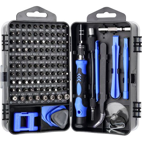 Aiducho 115-in-1 Präzisionsschraubendreher-set, Professionelles Magnetisches Reparaturwerkzeug-set Mit Schraubenmatte Und Antistatischer Bürste Für Alle Elektronischen Geräte