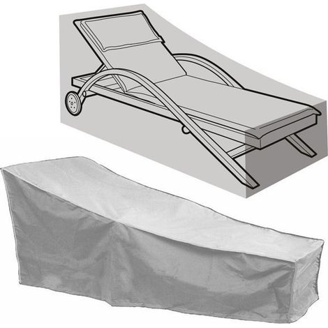Schutzhülle Für Sonnenliegen Und Gartenstühle, Uv-beständig, Winddicht, Wasserdicht, 210d Oxford-gewebe, 208 X 76 X 41 Cm
