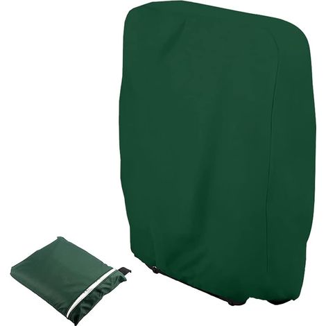 Aiducho Schutzhülle Für Klappbare Sonnenliegen, 2-teilig, Garten-sonnenliegenabdeckung, Staubdicht, Wasserdicht, Uv-beständig, 210d Oxford Garten-entspannungsstuhl-überzug, B 71 × H 110 Cm (grün)