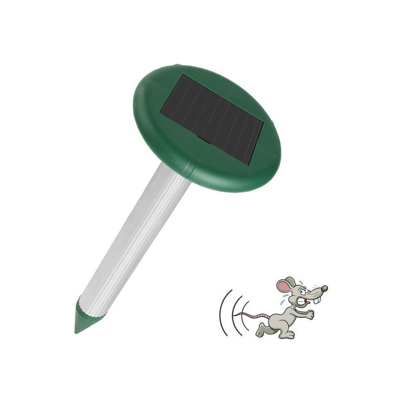 Ultraschall-solar-maulwurfabwehrgerät, 1 Stück, Wasserdichtes Ultraschall-maulwurfabwehrgerät, Mäuseabwehrgerät, Batteriebetrieben, Schlangenabwehrgerät, Für Den Außenbereich Gegen Vögel, Schlangen Un
