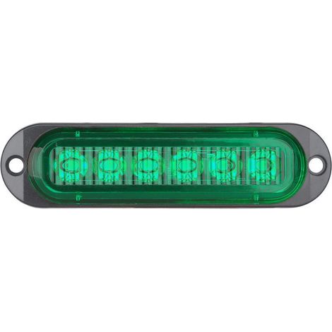 Aiducho 2 Stück - Van Green 6 Led-seitenleuchten 12-24v Yacht-positionsleuchten