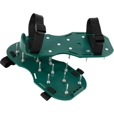 Aiducho Rasenlüfterschuhe, Rasenlüfter Mit 4 Verstellbaren Riemen Für Garten Und Hof
