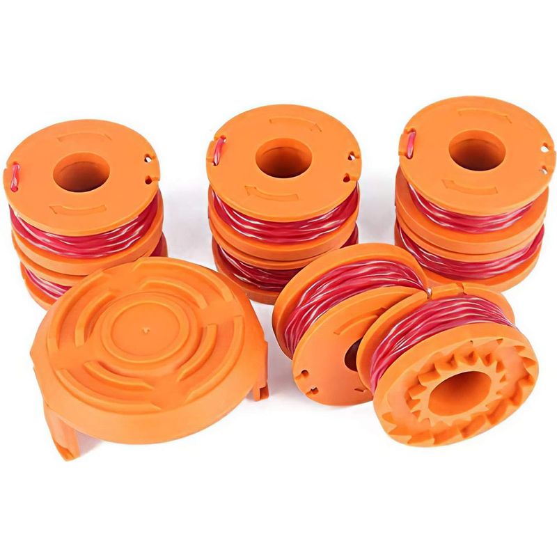 Ersatzspule Für 10ft Worx Trimmer, 9er-pack (8 Trimmerfäden, 1 Trimmerkappe)