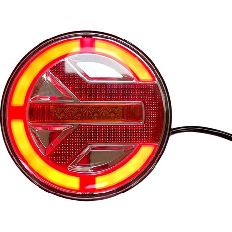 Aiducho 29 Led Trident Runde Anhängerleuchten Lkw-rückleuchten Für Lkws