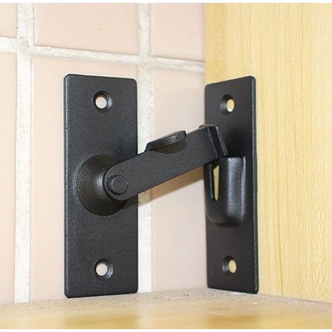 Aiducho 90°-winkel-türschloss Aus Edelstahl, Geeignet Für Holzzäune, Türen, Fenster Und Schiebetüren