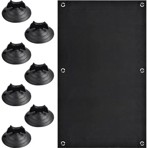Tragbarer Verdunkelungsvorhang Für Reisen, 100 % Verdunkelung, Temporärer Verdunkelungsstoff, Wärmedämmung, Mit 7 Saugnäpfen. Für Schlafzimmer, Dachboden, Auto, Dachfenster. 47 X 78 Cm