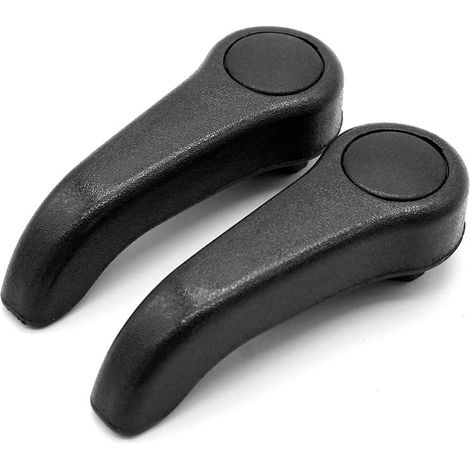 Groofoo Ersatz-sitzgriffe Für Renault Clio Mk2, Ersatz-sitzgriffe Für Renault Clio Mk2, Rückenlehnenverstellhebel-set (schwarz) Groofoo