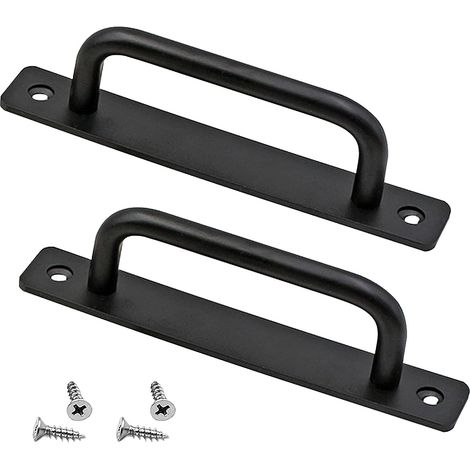 Aiducho Schwerlast-schiebetürgriff, 2 Stück, Drucktürgriffe Mit Rückplatte, Haltegriffe Aus Aluminiumlegierung Für Möbel – 148 Cm