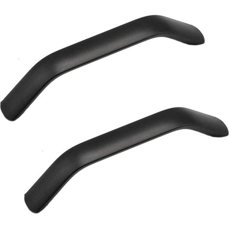 Aiducho 2 X 96 Mm Schwarze Küchenschrankgriffe Aus Aluminiumlegierung Für Küchenschränke, Türen, Kleiderschränke, Schubladen, Schlafzimmermöbel, Inklusive Schrauben