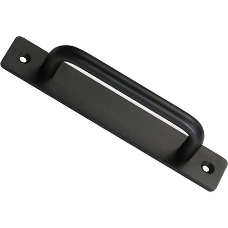 Aiducho Schwerlast-schiebetürgriff Aus Aluminiumlegierung, Sicherheitsgriffe Für Den Innen- Und Außenbereich, Schlichter Und Moderner Schiebetürgriff (schwarz, Größe: 210 Mm, 2 Stück)