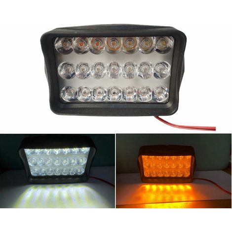 Aiducho Zweifarbiger Scheinwerfer Mit 21 Leds, Motorradscheinwerfer, Led-nebelscheinwerfer