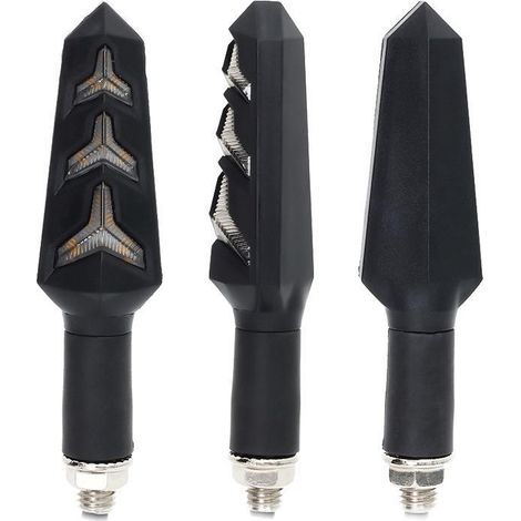 2 Stück - Passend Für Yamaha Moto Clignotant Led-fischgräten-lauflicht