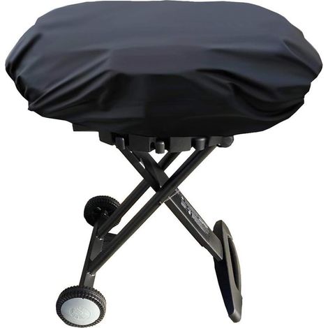 Aiducho Tragbare, Wasserdichte Ofenabdeckung, Grillabdeckung, Mini-kofferabdeckung, 210d Oxford-gewebe, Schwarz, 90 X 55 X 27 Cm