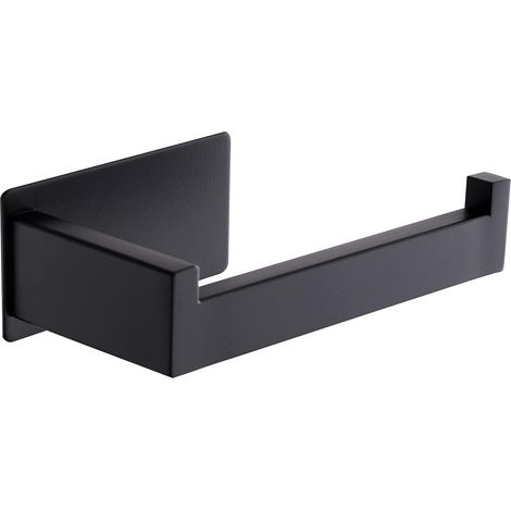 Aiducho Toilettenpapierhalter, Wandmontage, Ohne Bohren, Für Bad Und Küche, Schwarz