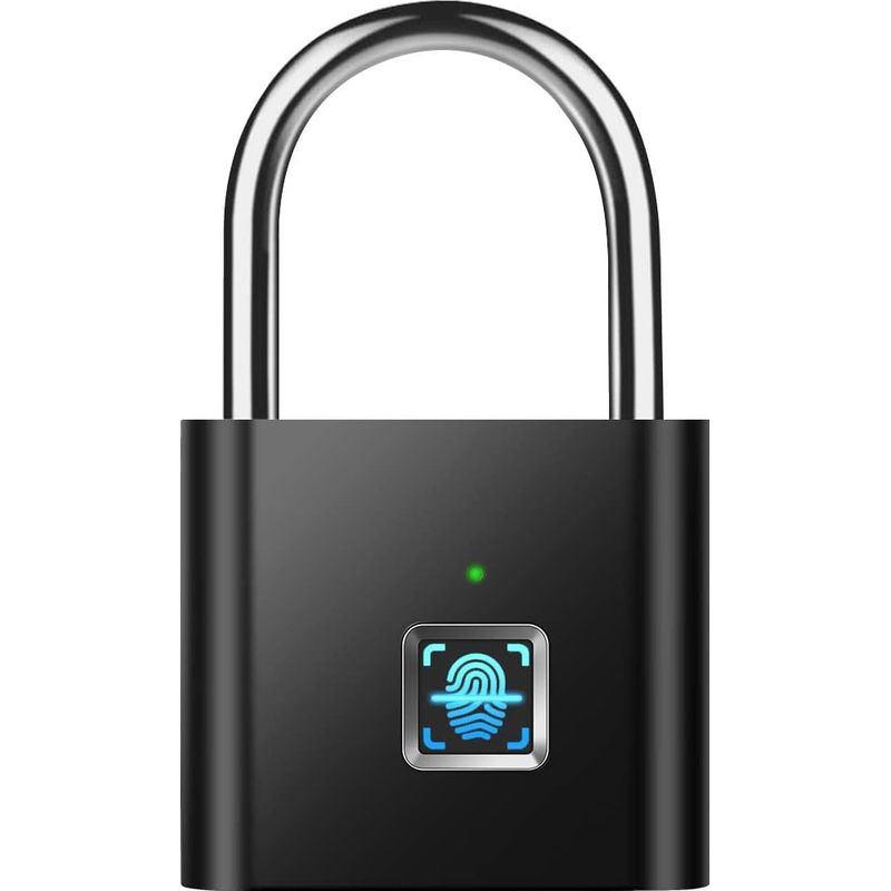 Fingerabdruck-vorhängeschloss, Usb-aufladbares Smart Lock, Schlüsselloses Vorhängeschloss Für Fitnessstudio, Tür, Gepäck, Koffer, Schule