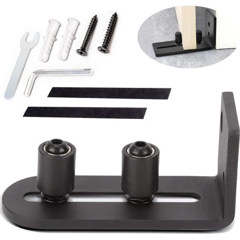 Scheunentor-rollenführung, Schiebetür-bodenführung, Verstellbare Rollen-bodenführung, Scheunentor-rollenführung Aus Kohlenstoffstahl, Scheunentor-bodenführung, Zum Schutz Des Bodens