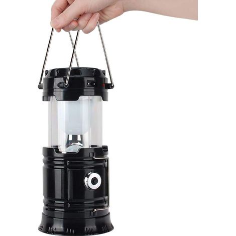 Aiducho Solar-led-campinglaterne Und Usb-taschenlampe Für Den Outdoor-einsatz, Geeignet Für Notfälle, Stürme, Stromausfälle, Tragbare Outdoor-laternen