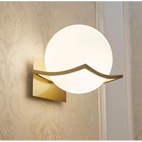 Aiducho Wandleuchte, Wandleuchte Für Den Innenbereich, Wandlampe, E27 Wandleuchte, Wandleuchte Fürs Schlafzimmer, Goldene Wandleuchte (leuchtmittel Nicht Enthalten)