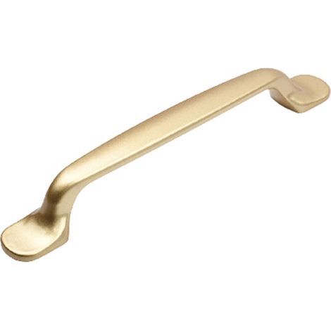 Aiducho 8er-set Schrankgriffe, Küchenmöbelgriffe, Kleiderschranktürgriffe, Gold, Lochabstand 128 Mm